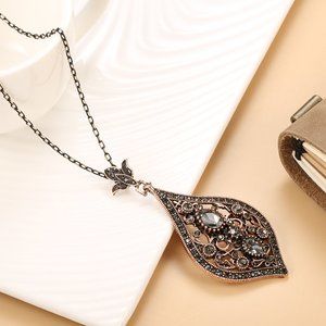 Vintage Turkish Antique Gold Color Necklace